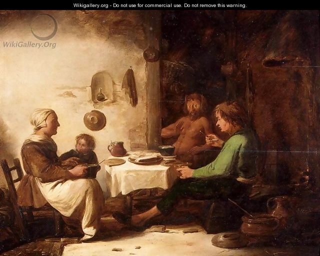 The Satyr and the Peasant Family 3 - Benjamin Gerritsz. Cuyp