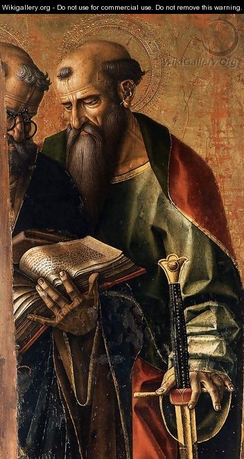 St Peter and St Paul (detail) - Carlo Crivelli