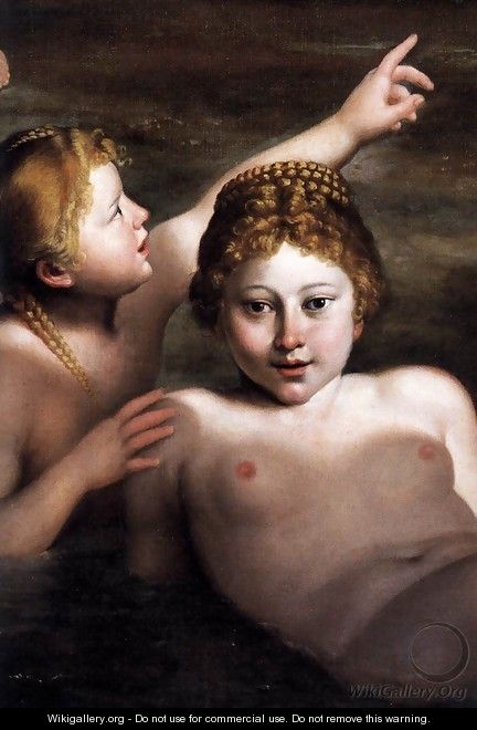 Diana and her Nymphs (detail) - Domenichino (Domenico Zampieri)