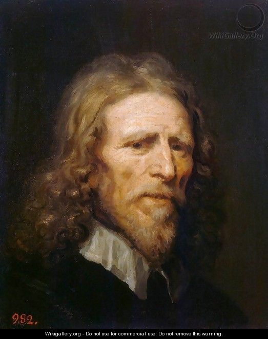 Portrait of Abraham van der Doort - William Dobson