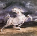 Horse Frightened by a Storm - Eugene Delacroix