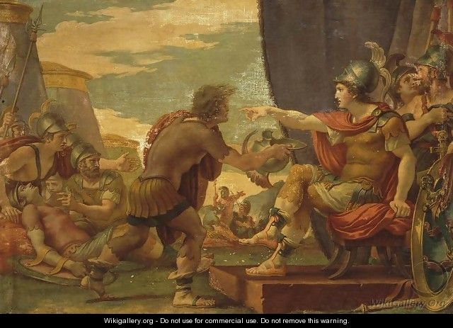 Alexander the Great Refuses to Take Water - Giuseppe Cades