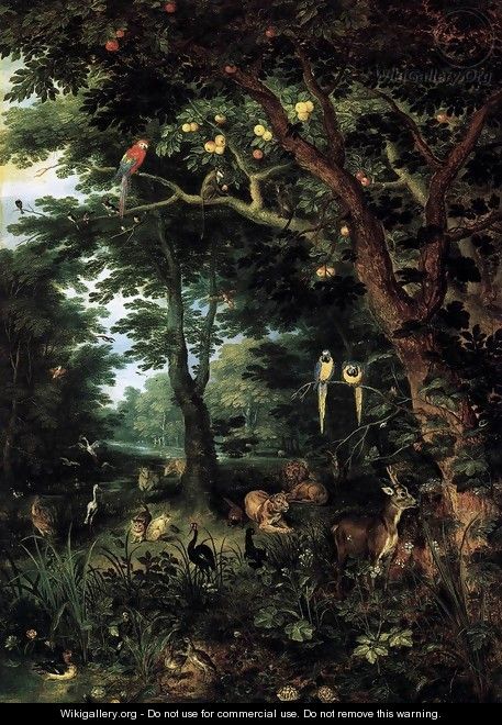 Paradise - Jan, the Younger Brueghel