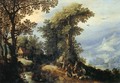 Landscape with Hunters - Jan The Elder Brueghel