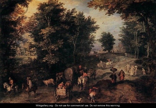 The Caravan - Jan The Elder Brueghel