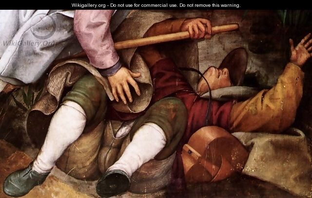 The Parable of the Blind Leading the Blind (detail) 5 - Pieter the Elder Bruegel