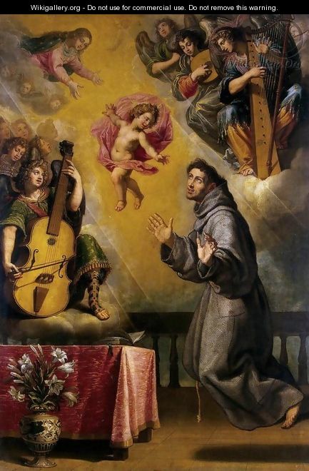 The Vision of St Anthony of Padua - Vicente Carducho