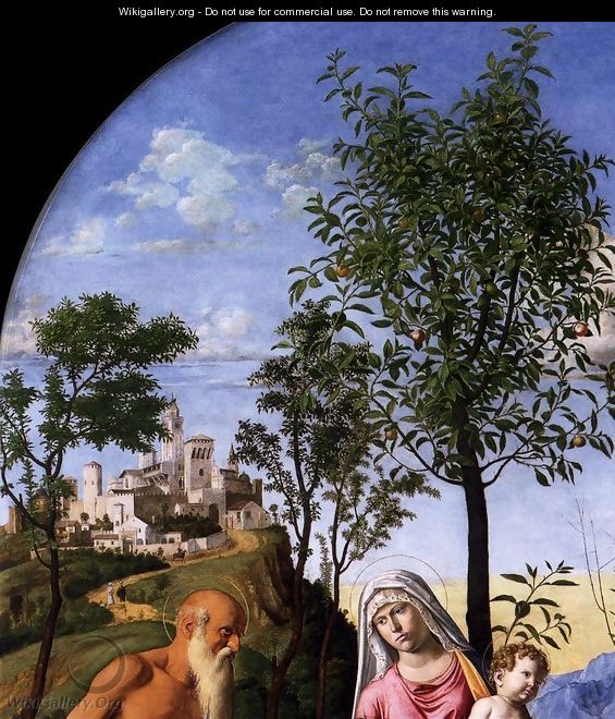 Madonna of the Orange Tree (detail) - Giovanni Battista Cima da Conegliano