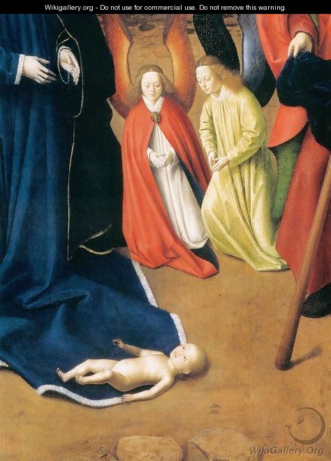 The Nativity (detail) 3 - Petrus Christus