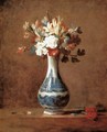 A Vase of Flowers - Jean-Baptiste-Simeon Chardin