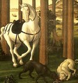 The Story of Nastagio degli Onesti (detail of the second episode) 3 - Sandro Botticelli (Alessandro Filipepi)