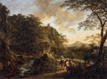 Landscape with a Peasant Woman on a Mule - Jan Both