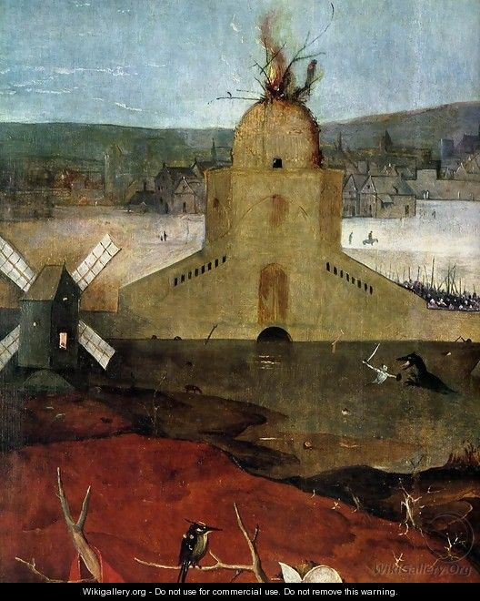 Triptych of Temptation of St Anthony (detail) 12 - Hieronymous Bosch