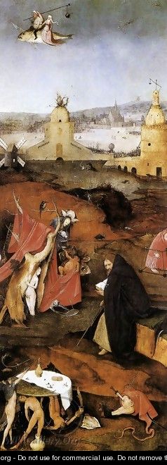 Triptych of Temptation of St Anthony (right wing) 2 - Hieronymous Bosch
