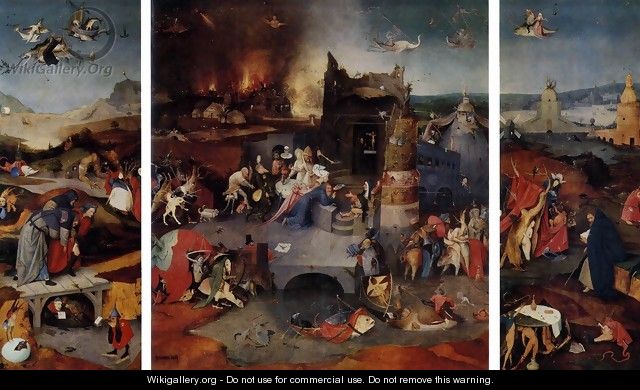 Triptych of Temptation of St Anthony 2 - Hieronymous Bosch