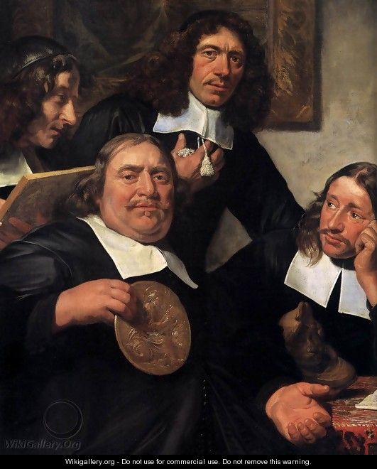 The Governors of the Guild of St Luke, Haarlem (detail) - Jan De Bray