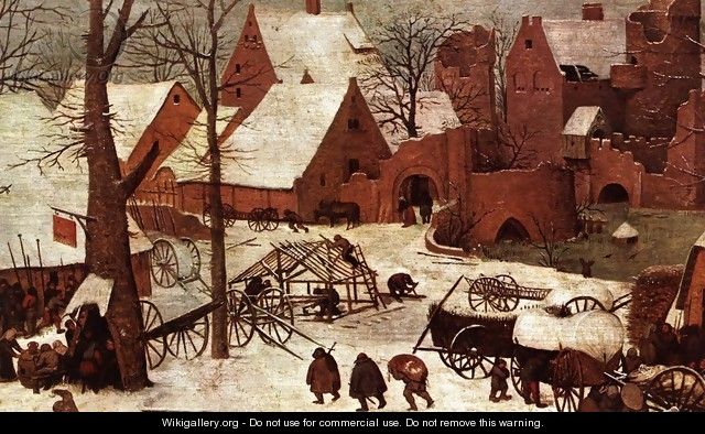 The Census at Bethlehem (detail) 6 - Pieter the Elder Bruegel