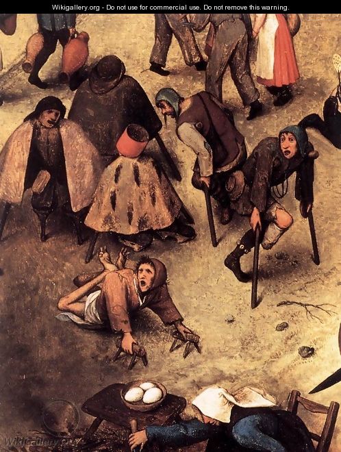 The Fight between Carnival and Lent (detail) 5 - Pieter the Elder Bruegel