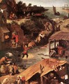 Netherlandish Proverbs (detail) - Pieter the Elder Bruegel