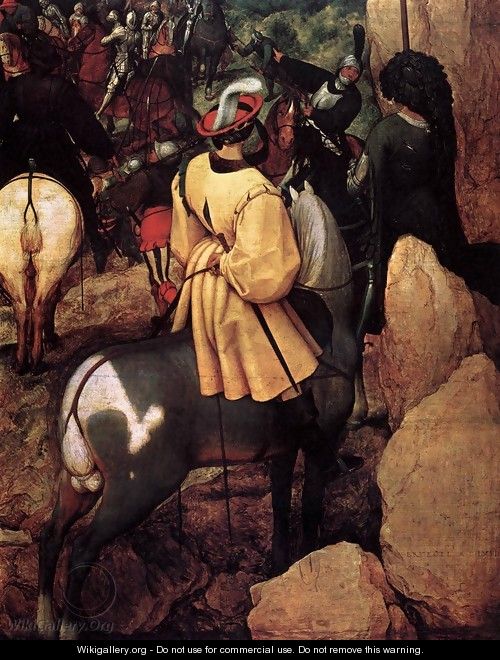 The Conversion of Saul (detail) - Pieter the Elder Bruegel