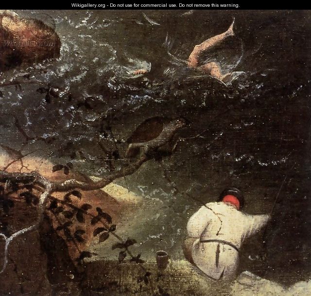 Landscape with the Fall of Icarus (detail) 2 - Pieter the Elder Bruegel