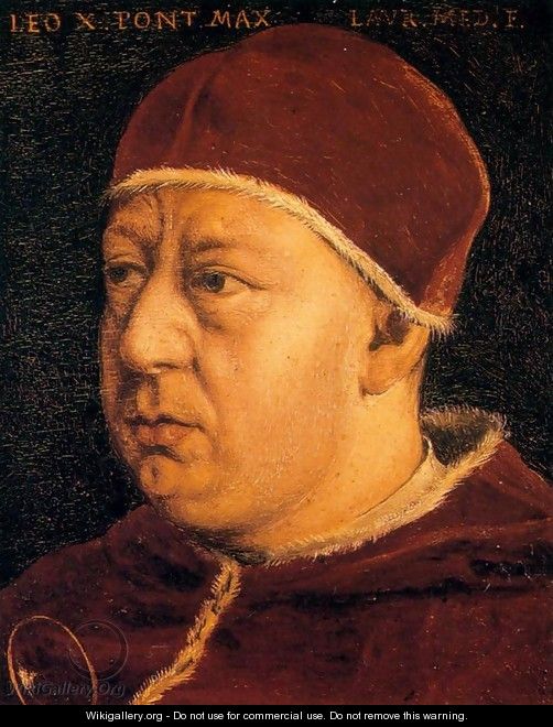 Pope Leo X - Agnolo Bronzino
