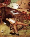 The Land of Cockaigne (detail) - Pieter the Elder Bruegel