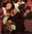 Peasant Wedding (detail) 6 - Pieter the Elder Bruegel