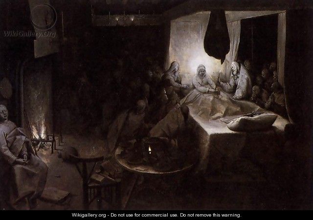 Death of the Virgin - Pieter the Elder Bruegel