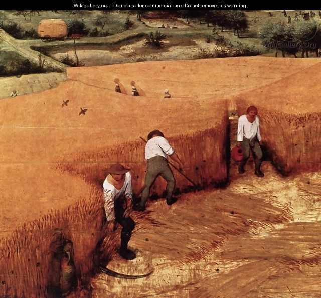 The Corn Harvest (detail) - Pieter the Elder Bruegel
