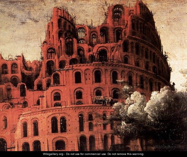 The Little Tower of Babel (detail) - Pieter the Elder Bruegel