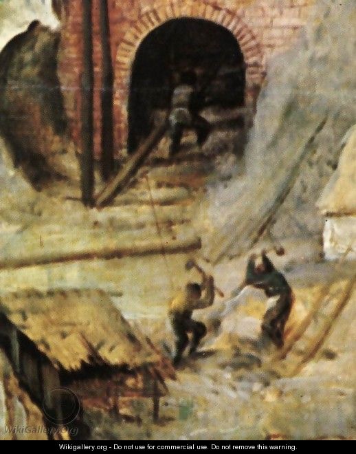 The Tower of Babel (detail) 15 - Pieter the Elder Bruegel