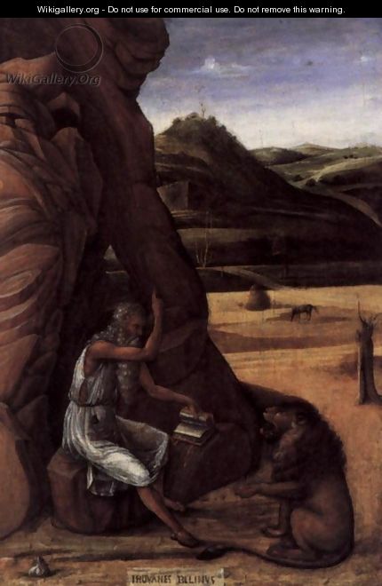 St Jerome in the Desert - Giovanni Bellini