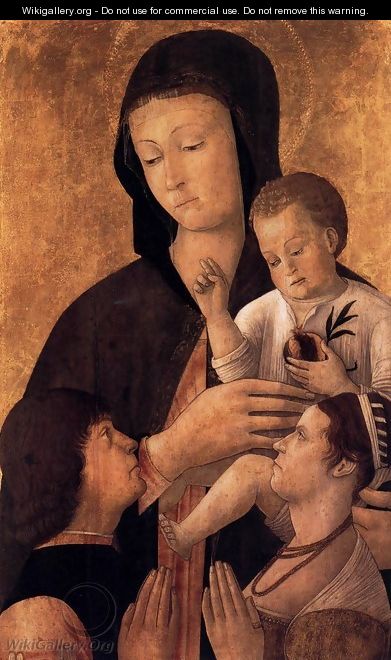 Madonna and Child with Donors - Gentile Bellini