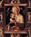 Madonna and Child in Painted Frame - Lazzaro Bastiani
