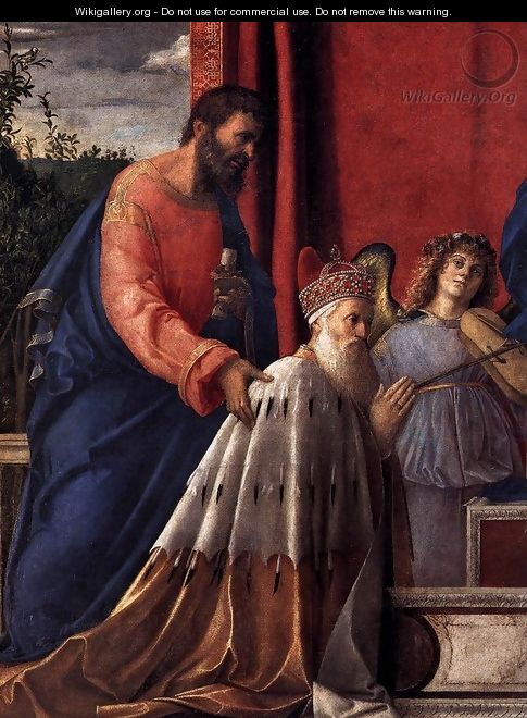 Barbarigo Altarpiece (detail) - Giovanni Bellini