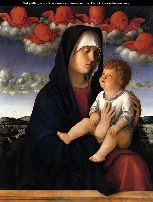 Madonna of Red Cherubs - Giovanni Bellini