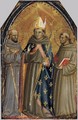 Sts Francis of Assisi, Louis of Toulouse and Anthony of Padua - Bicci Di Lorenzo