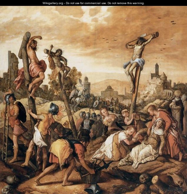 Christ on the Cross - Joachim Beuckelaer