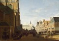 Groote Market in Haarlem - Gerrit Adriaensz Berckheyde