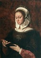 Young Woman in Orison Reading a Book of Hours - Ambrosius Benson