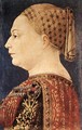 Portrait of Bianca Maria Sforza - Bonifazio Bembo