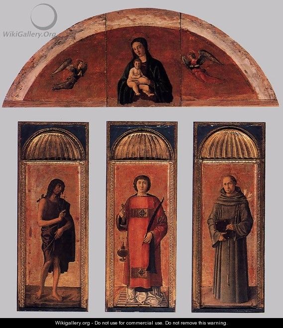 Triptych of St Lawrence - Jacopo Bellini