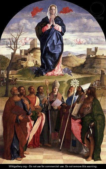Virgin in Glory with Saints - Giovanni Bellini