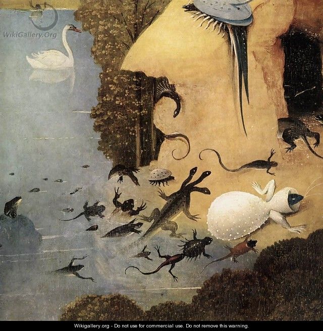 Triptych of Garden of Earthly Delights (detail) - Hieronymous Bosch