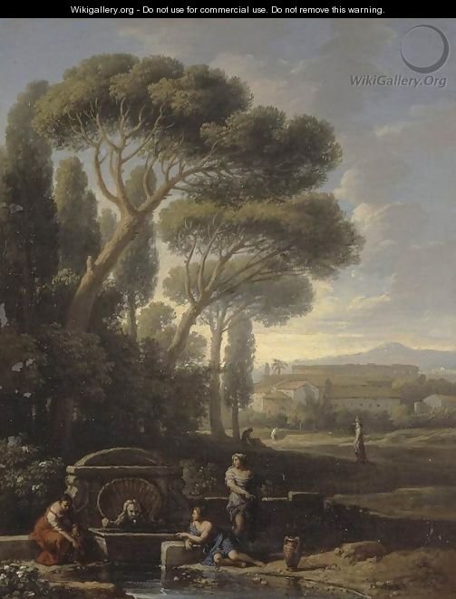 Italian Landscape - Jan Frans van Orizzonte (see Bloemen)