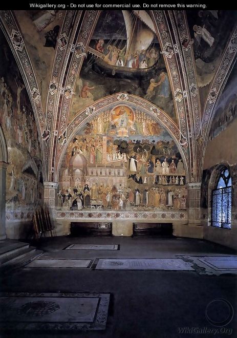 Triumph of the Church and Navicella - Andrea Bonaiuti da Da Firenze
