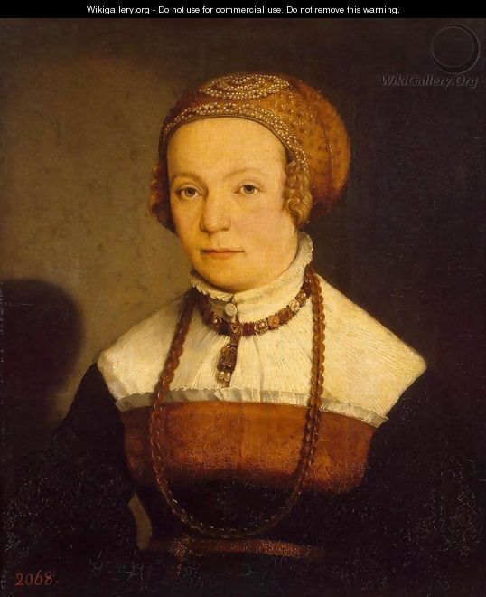 Portrait of a Young Woman - Christoph Amberger