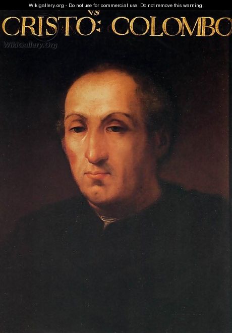 Portrait of Christopher Columbus - Cristofano dell