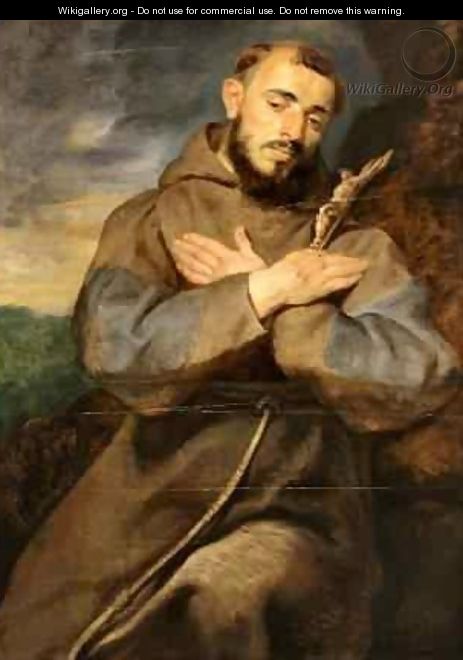 St Francis in Meditation - Peter Paul Rubens